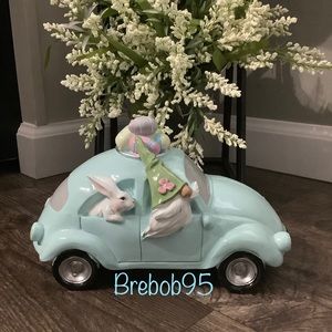 Gnome & Bunny Volkswagen Car Easter decor